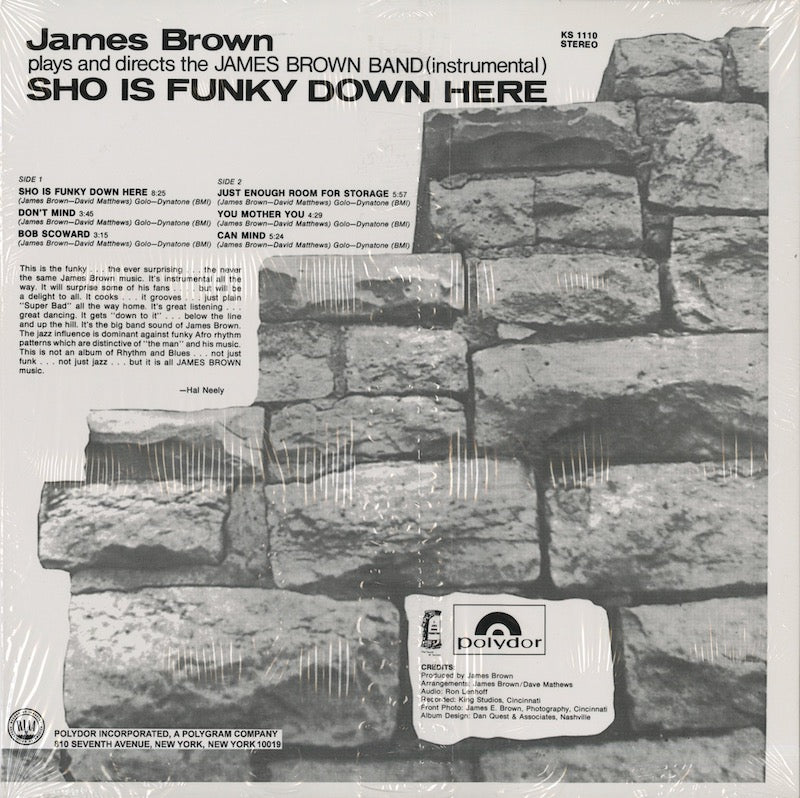 James Brown / ジェームス・ブラウン / Sho Is Funky Down Here (1110)