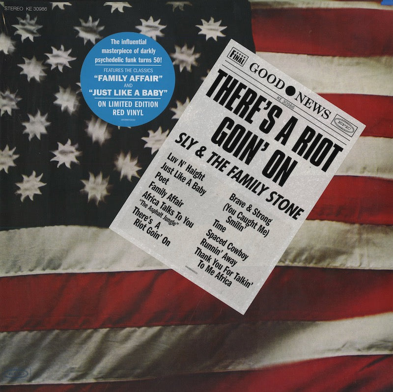 Sly & The Family Stone / スライ・アンド・ザ・ファミリー・ストーン / There's A Riot Goin' On - Red Vinyl -180g