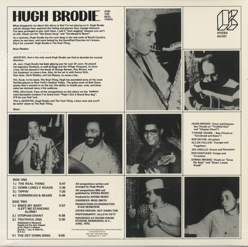 Hugh Brodie ヒュー・ブロディ And The Real Thing (101) – VOXMUSIC WEBSHOP