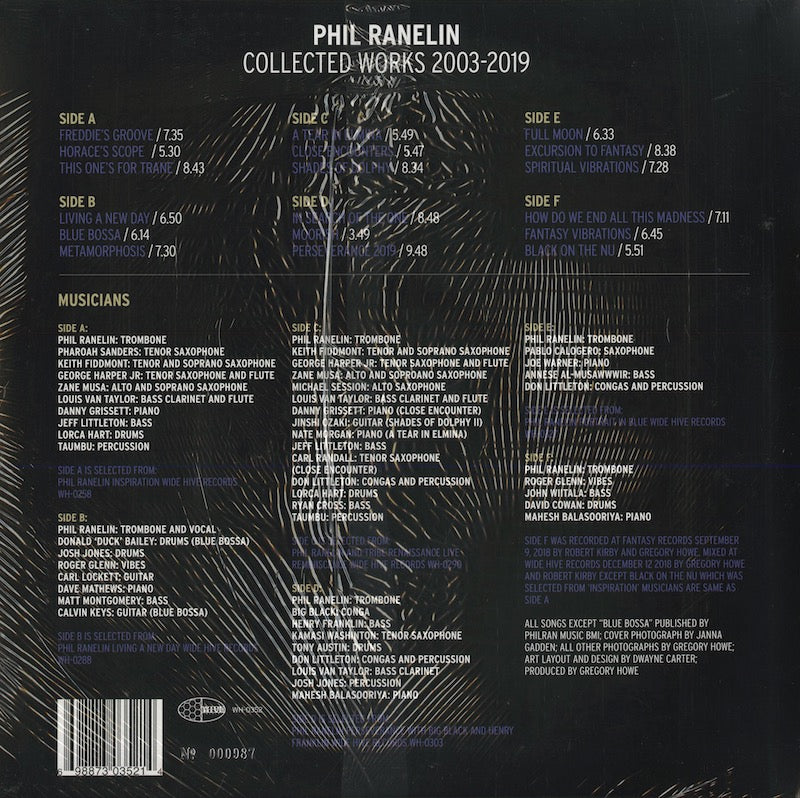 Phil Ranelin / フィル・ラネリン / Collected WORKS 2003-2009 -3LP (WH-0352)