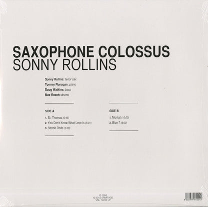 Sonny Rollins / ソニー・ロリンズ / Saxophone Colossus (180g) (VNL12224)