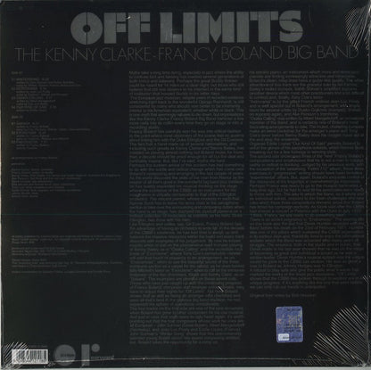 The Kenny Clarke - Francy Boland Big Band / ケニー・クラーク　フランシー・ボラン / Off Limits (RW118LP)