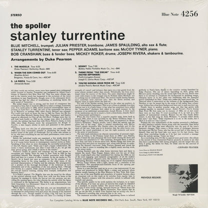 Stanley Turrentine / スタンリー・タレンタイン / The Spoiler (4256)