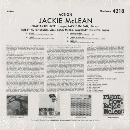 Jackie McLean / ジャッキー・マクリーン / Action (4218)