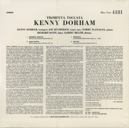 Kenny Dorham / ケニー・ドーハム / Trompeta Toccata (4181)