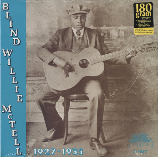 Blind Willie McTell / ブラインド・ウィリー・マクテル / 1927 - 1935 (180g) (YAZ1037)