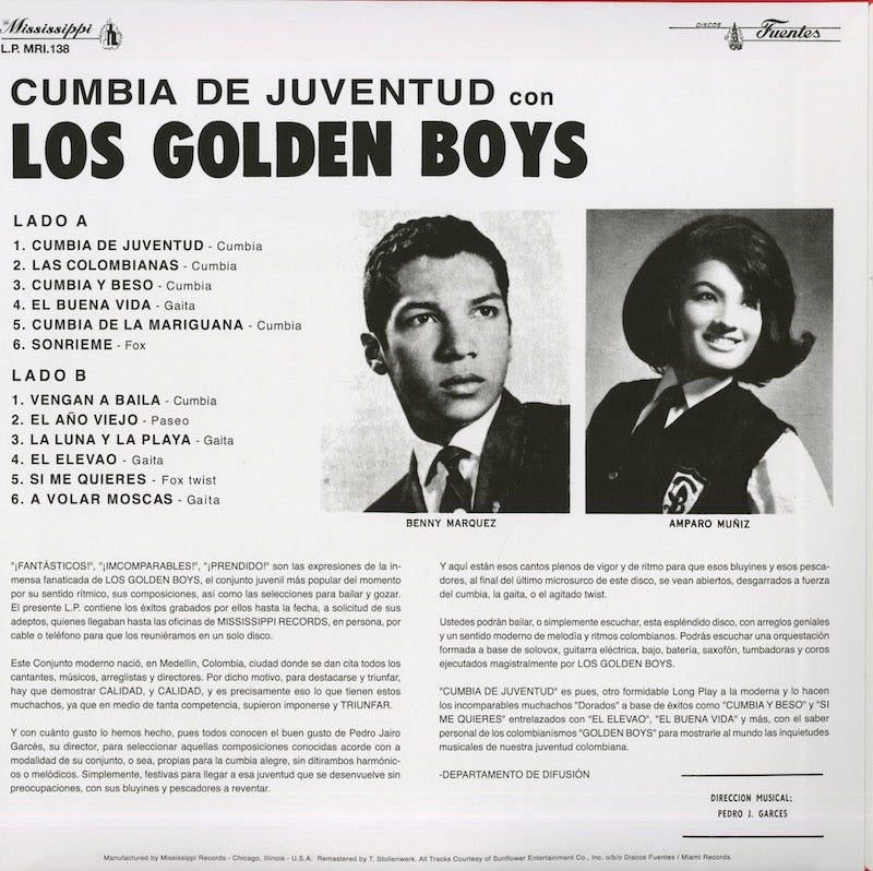 Los Golden Boys / ロス・ゴールデン・ボーイズ / Cumbia De Juventud (MRI138)