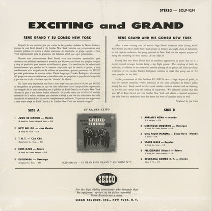 Rene Grand & His Combo New York / Exciting And Grand (9294)