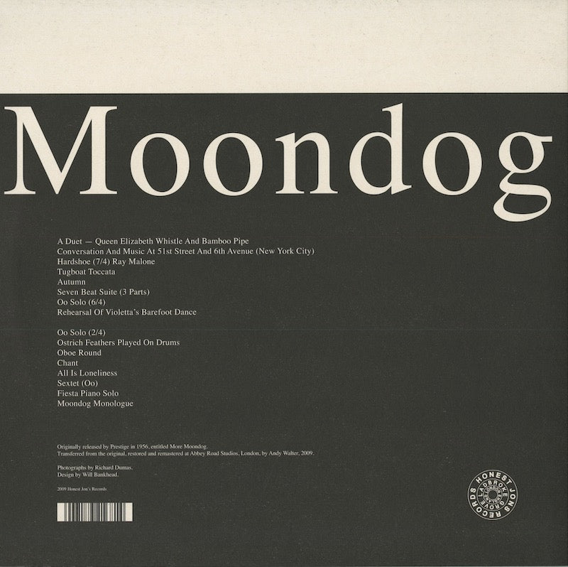 Moondog / ムーンドッグ / More Moondog (HJRLP106) – VOXMUSIC WEBSHOP