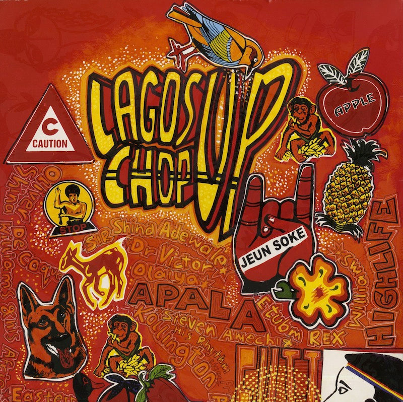 V.A./ Lagos : Chop Up / Fuji And Afrobeat, Highlife And Juju -2LP (HJRLP 15)