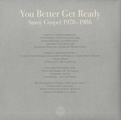 V.A./ You Better Get Ready / Savoy Gospel 1978-1986 -2LP (HJRLP81)