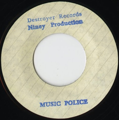 Niney & The Destroyers / ナイニー＆デストロイヤーズ / Music Police / Dr Cocaine -7 (DBNI001)