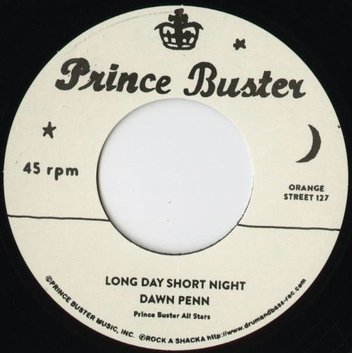 Dawn Penn / ドーン・ペン / Long Day Short Night / Rock & Shake (RSBP7-016)