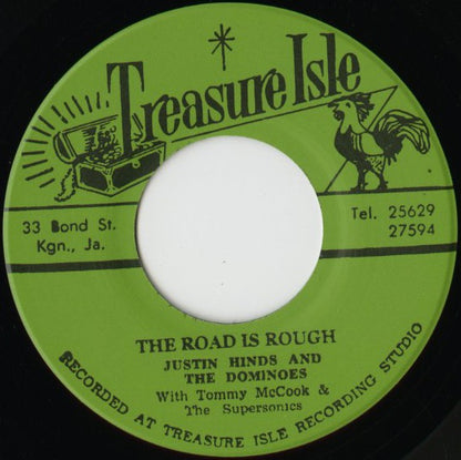 Justin Hinds & The Dominos / ジャズティン・ハインズ＆ドミノズ / The Road Is Rough / Look Away -7 (t042)