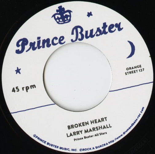 Larry Marshall / ラリー・マーシャル / Broken Heart / Suspicion -7 (RSPB7-005)