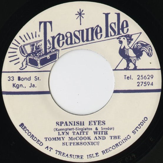 Justin Hinds & The Dominos / ジャスティン・ハインズ＆ドミノス / Why Should I Worry / Spanish Eyes -7 (T024)