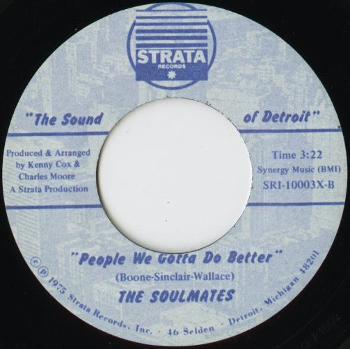 The Soulmates / ソウルメイツ / I'm Really Gonna Miss You / People We Gotta Do Better -7 (SRI10003X)