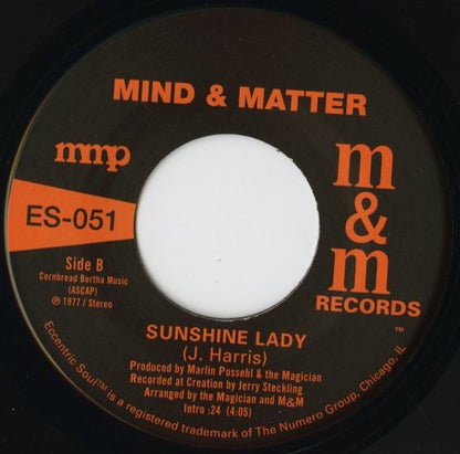 Mind & Matter / マインド＆マター / I'm Under Your Spell / Sunshine Lady -7 (ES051)