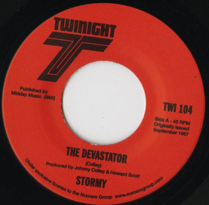 Stormy / ストーミイ - The Devastator / I Won’t Stop To Cry -7 (TWI 104)