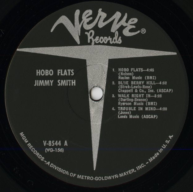Jimmy Smith / ジミー・スミス / Hobo Flats (V6-8544)
