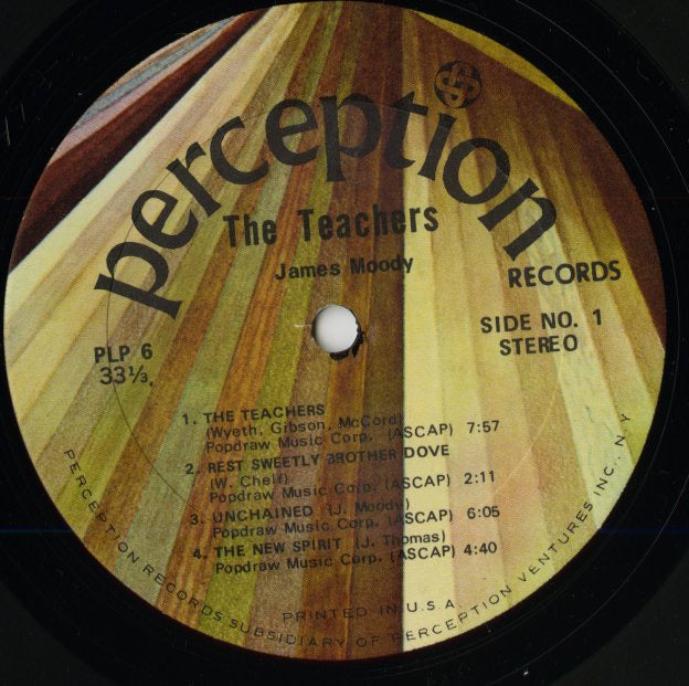 James Moody / ジェームス・ムーディ / The Teacher (PLP6)