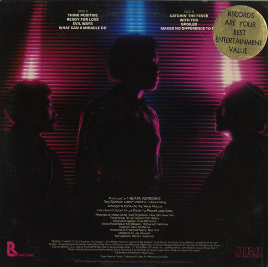 The Main Ingredient / メイン・イングリディエント / Ready For Love (AFL1-3641)