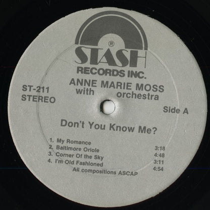 Anne Marie Moss / アン・マリー・モス / Don't You Know Me? (ST-211)