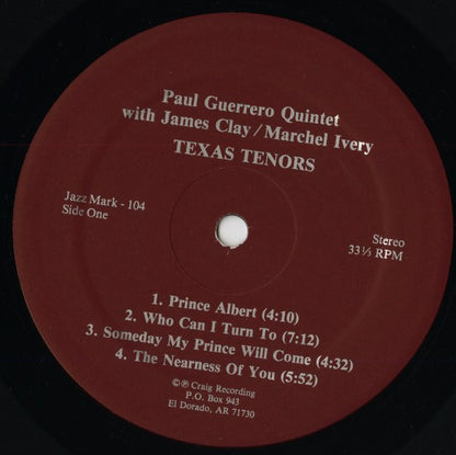 Paul Guerrero / ポール・ゲレロ / Texas Tenors (104)