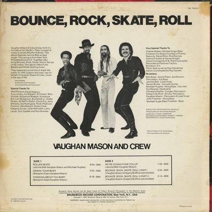 Vaughan Mason And Crew / ヴォーン・メイソン・アンド・クルー / Bounce , Rock , Skate , Roll (BL 754221)