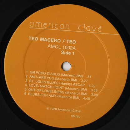 Teo Macero / テオ・マセロ / Teo (AMCL 1002)