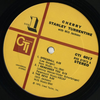 Stanley Turrentine / スタンリー・タレンタイン / Cherry (CTI 6017)