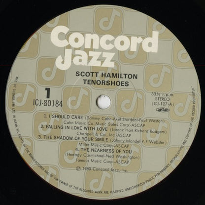 Scott Hamilton / スコット・ハミルトン / Tenorshoes (ZR25-539)