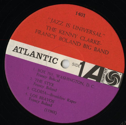 Kenny Clarke & Francy Boland / ケニー・クラーク・アンド・フランシー・ボランド / Jazz Is Universal (SD 1401)
