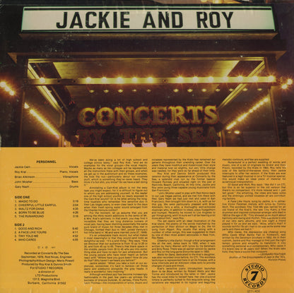 Jackie Cain & Roy Kral / ジャッキー・ケイン　ロイ・クラル / Concerts By The Sea (ST7-402)