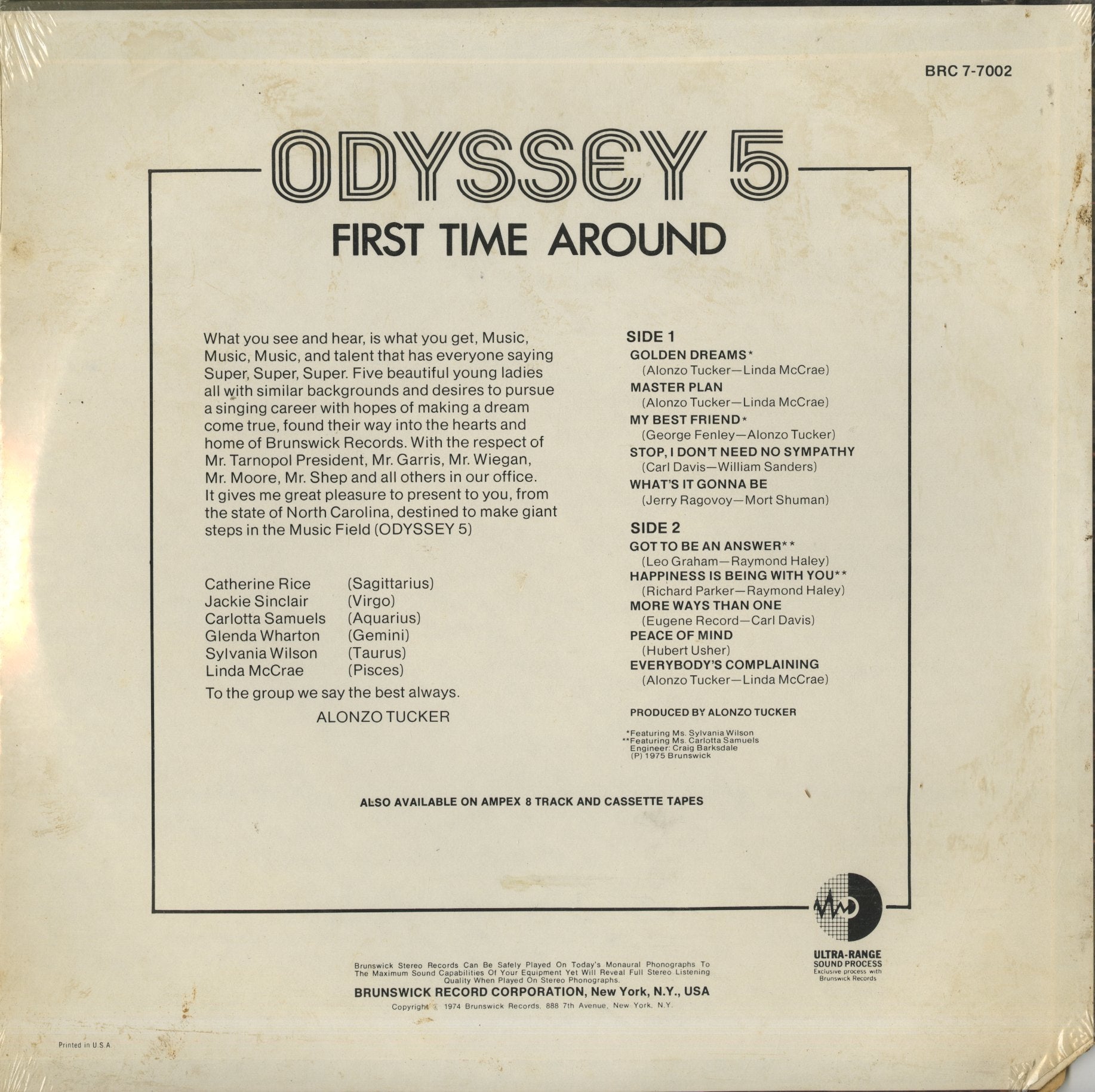 Odyssey 5 / オデッセイ5 / First Time Around (BRC 77002) – VOXMUSIC WEBSHOP