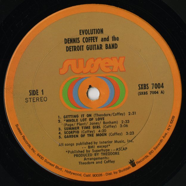 Dennis Coffey / デニス・コフィ / Evolution (SXBS 7004)