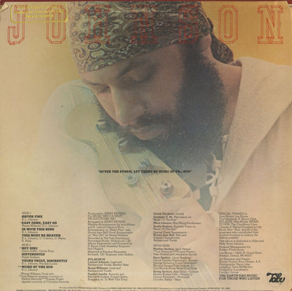 Lamont Johnson / ラモント・ジョンソン / Music Of The Sun (JZ 35455)