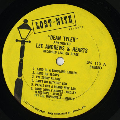 Lee Andrews & The Hearts / リー・アンドリュース / Dean Taylor Presents Lee Andrews & The Hearts (LP-113)