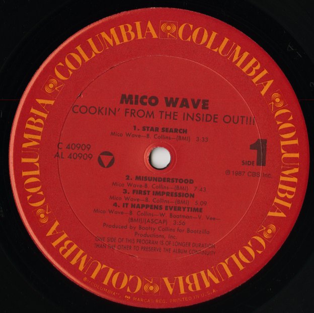 Mico Wave / マイコ・ウェイヴ / Cookin from The Inside Out!!! (BFC40909)