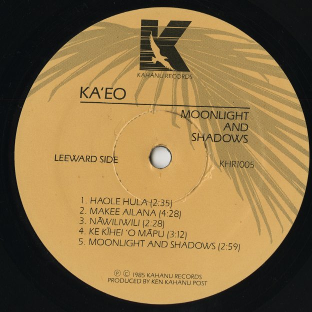 Ka'eo / Moonlight And Shadow (KHR 1005)