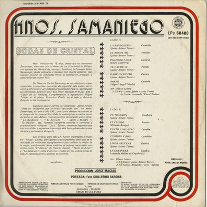 Orquesta Hnos Samaniego / Bodas De Cristal (LP-60400)