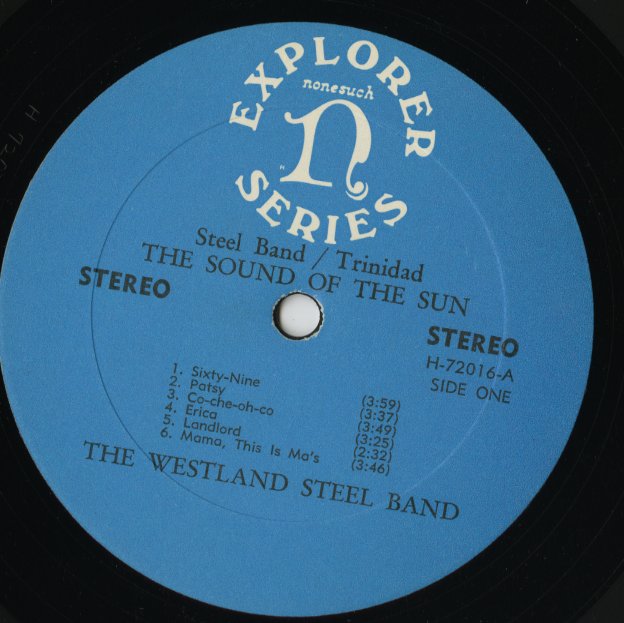 The Westland Steel Band / ウェストランド・スティール・バンド / The Sound Of The Sum (H-72016)
