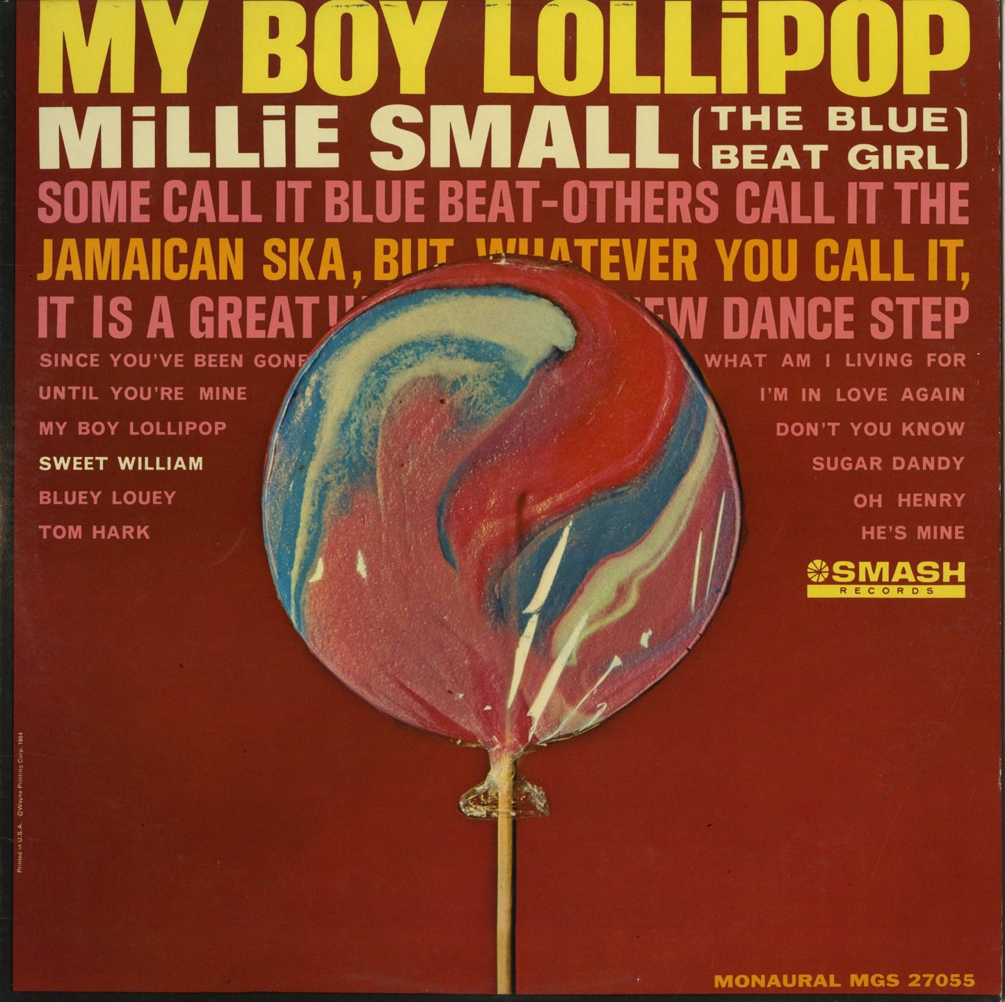 Millie Small / ミリー・スモール / My Boy Lollipop (MGS-27055)