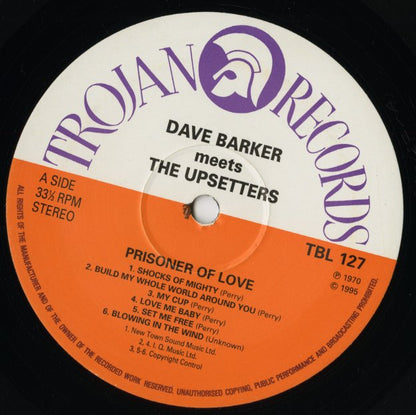 Dave Barker meets Upsetters / デイヴ・バーカー　アップセターズ / Prisoner Of Love (TBL127)