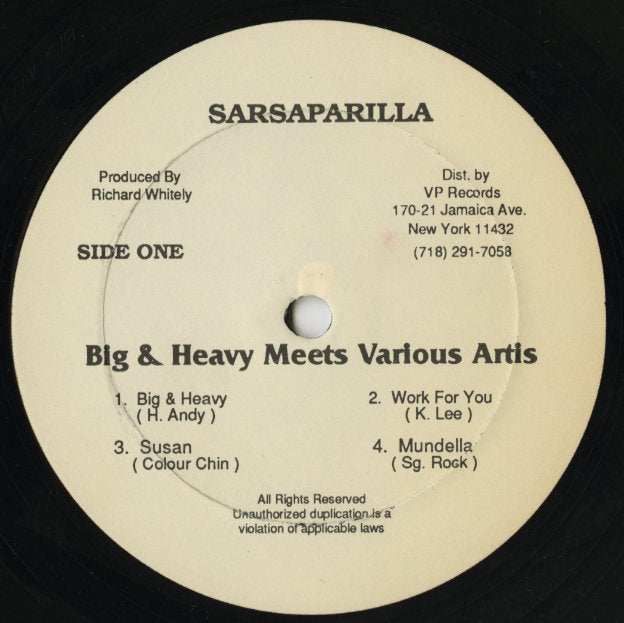 Horace Andy / ホレス・アンディ / Big & Heavy Meets Various Artist