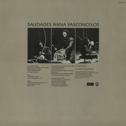 Nana Vasconcelos / ナナ・ヴァスコンセロス / Saudades (ECM-1-1147)