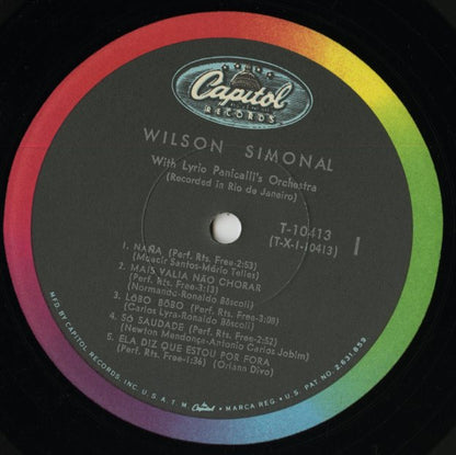 Wilson Simonal / ウィルソン・シモナル / Wison SImonal (T 10413)