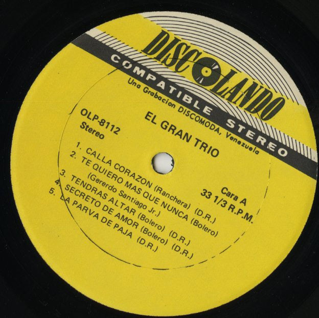 El Gran Trio / エル・グラン・トリオ / Calla Corazon (OLP-8112)