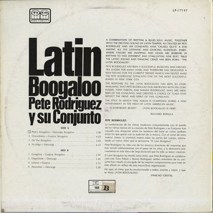 Pete Rodriguez Y Su Conjunto / ピート・ロドリゲス / Latin Boogaloo (LP 7197)