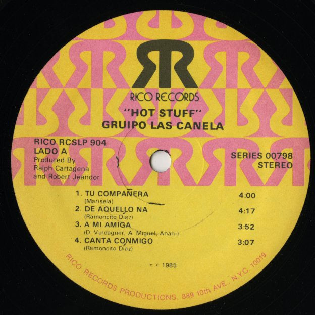 Grupo Las Canela / グルーポ・ラス・カネラ / Hot Stuff (RCSLP 904)